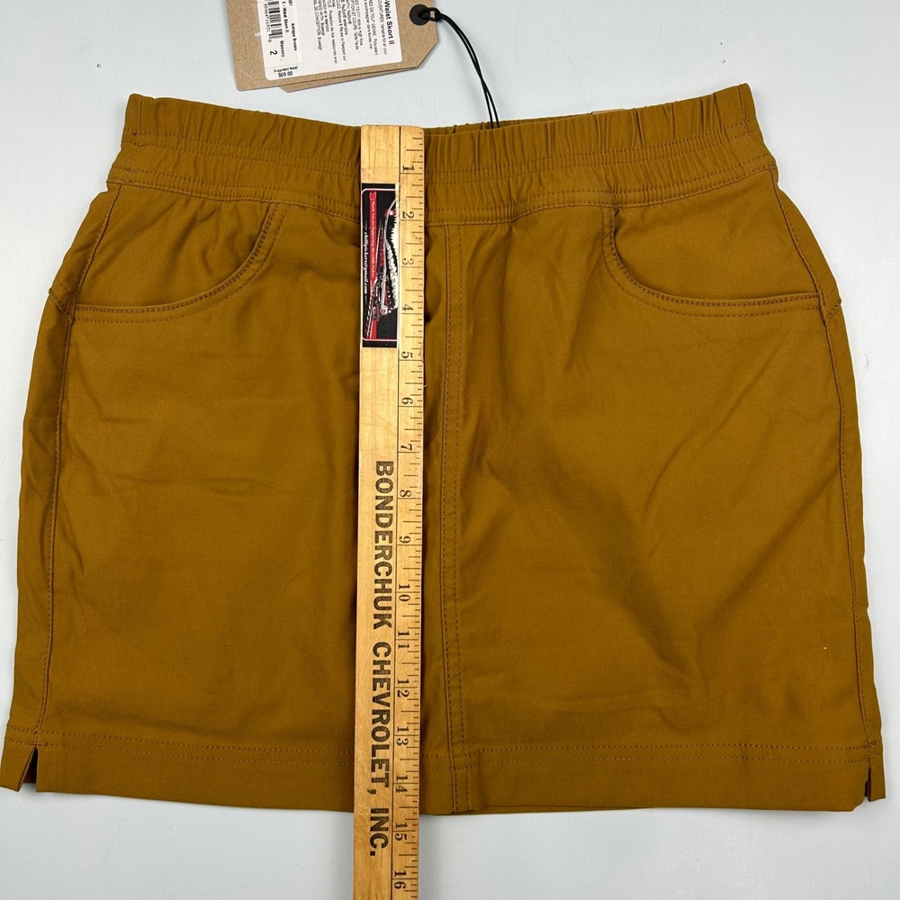 Prana Halle E-Waist Skort II Antique Bronze Women Size 2 Recycled ReZion 1971681 - Picture 8 of 11